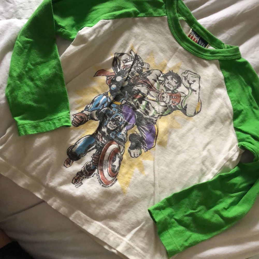 quarter length boys gap baseball tee